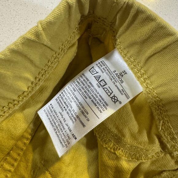 Old Navy Jeggings Toddler Girl 3T Yellow Pants - Picture 3 of 4